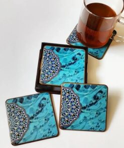 فروش زیرلیوانی رزینی دستساز با طرحهای منحصر به فرد